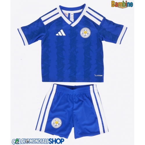 Maglie da calcio Leicester City Prima Maglia Bambino 2026-27 Manica Corta + Pantaloni corti)